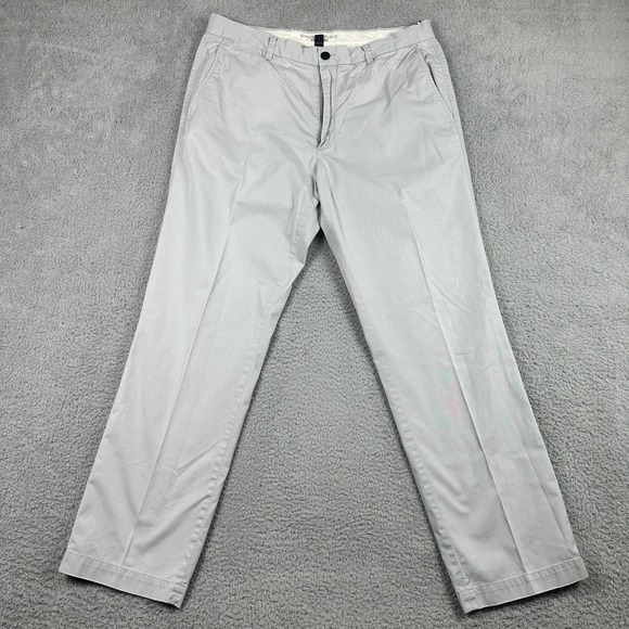 Banana Republic Other - Banana Republic Straight Fit Chino Pants Mens 36x32 (Fits 34x31) Gray Cotton
